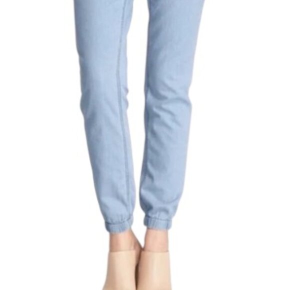 Vince chambray slim denim jogger pants size 30 - Picture 2 of 10